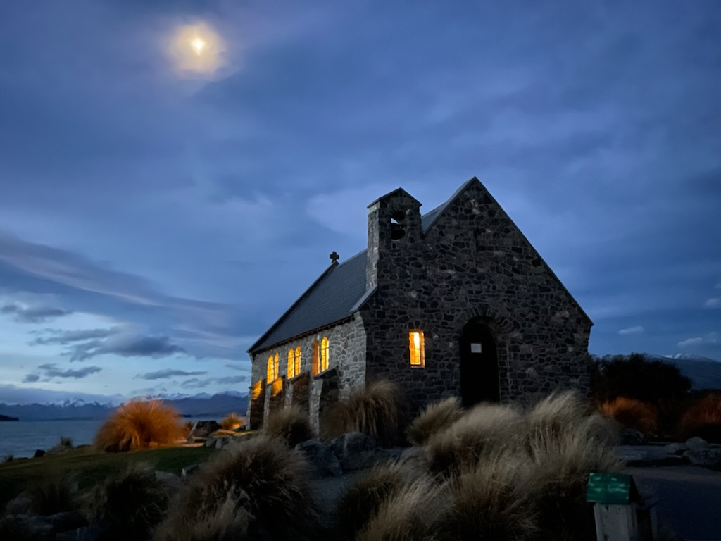 Tekapo- Church of the Good Shepherd by Graeme Knowles